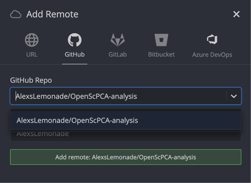Add the upstream remote.