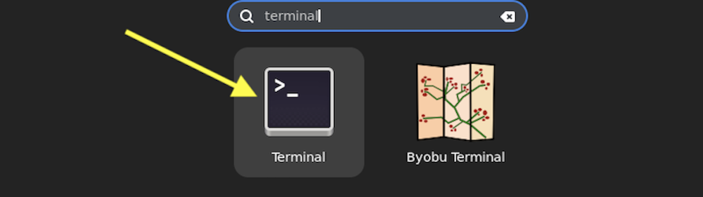 Open the terminal in Lightsail for Research.