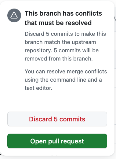 Sync conflicts